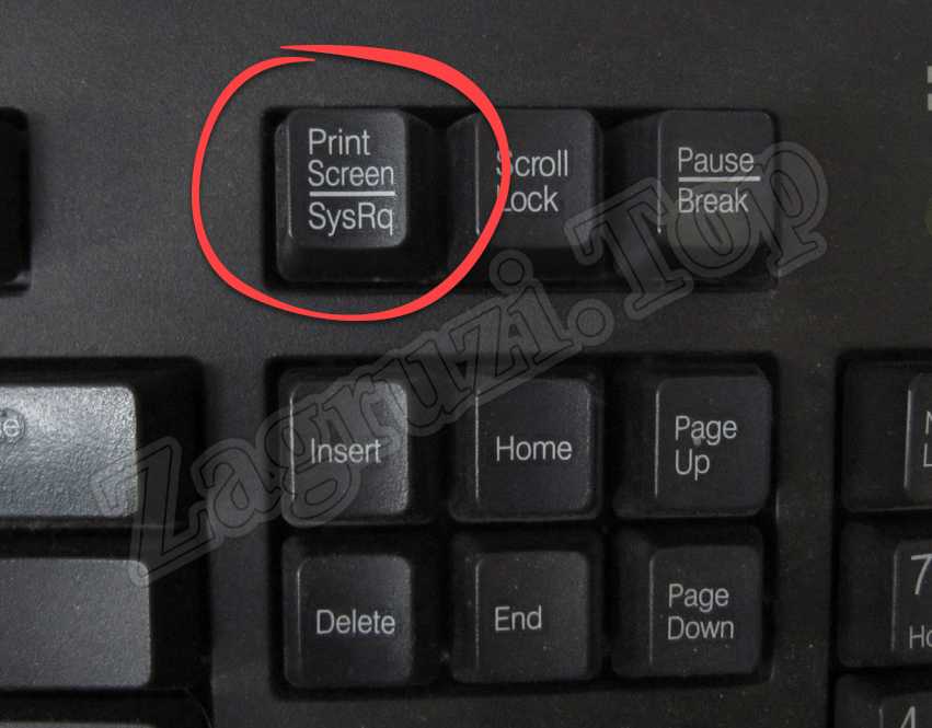 Кнопка Print Screen на клавиатуре