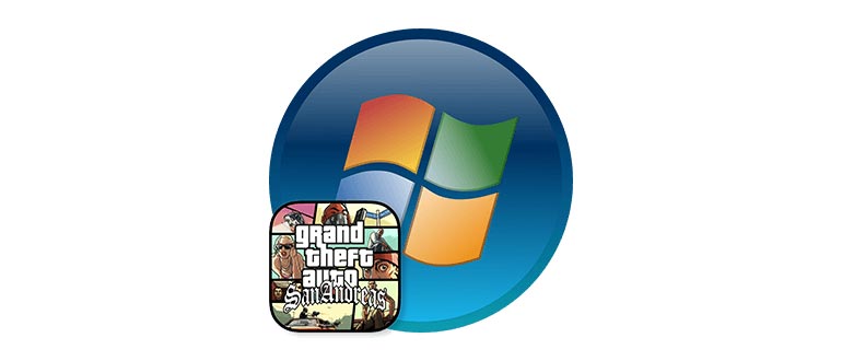 Логотип установки ГТА Сан Андреас на Windows 7